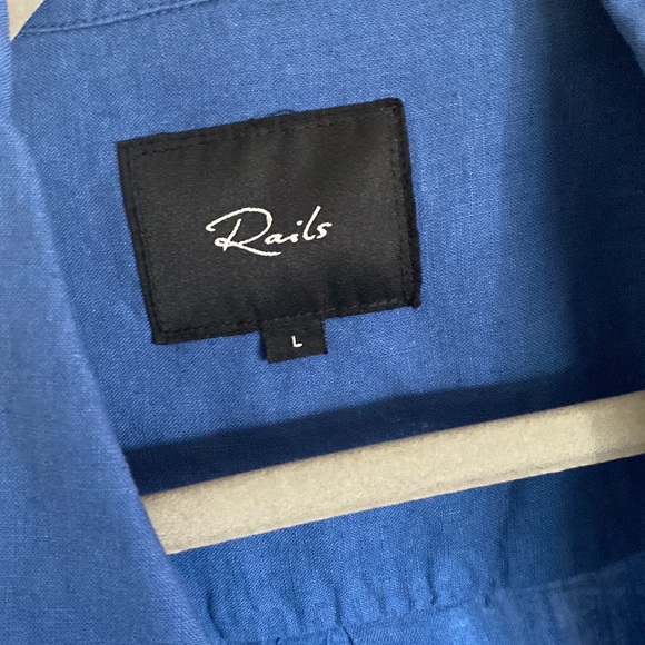 Rails Blue Button Down - Picture 3 of 4
